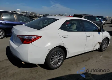 2015 Toyota Corolla L z USA, uszkodzony, nr VIN 2T1BURHE0FC290966